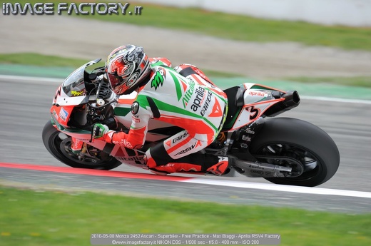 2010-05-08 Monza 2452 Ascari - Superbike - Free Practice - Max Biaggi - Aprilia RSV4 Factory